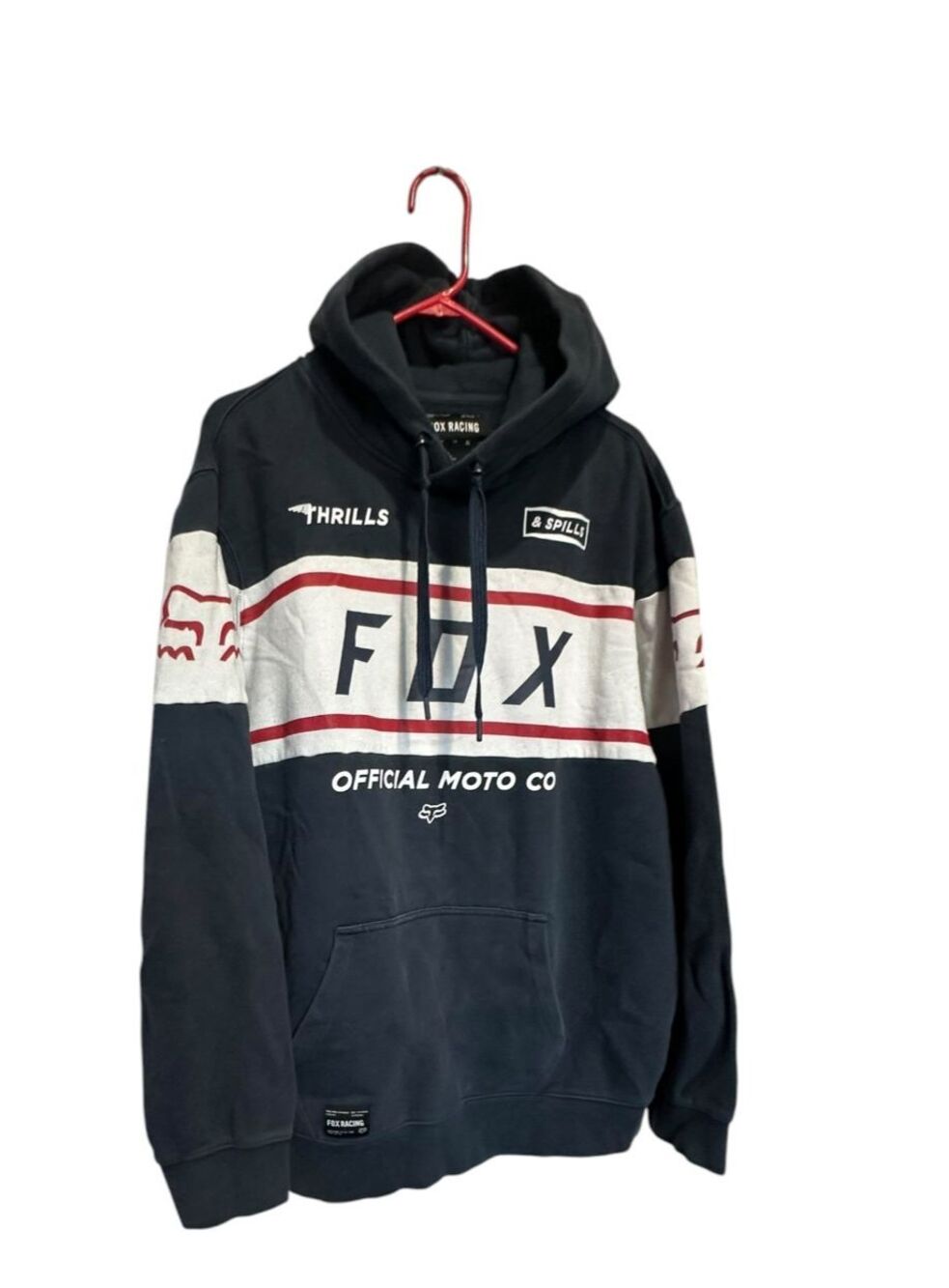 Fox Racing Hoodie Size XL Official Moto Co Thrills & Spills Hard To Find Used